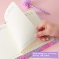 Fluffy Sewing notebook with pen