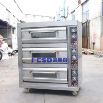 The Popular Oven Gas Oven with Three Layers and Nine Trays Can Be Used in Restaurants and Bakeries