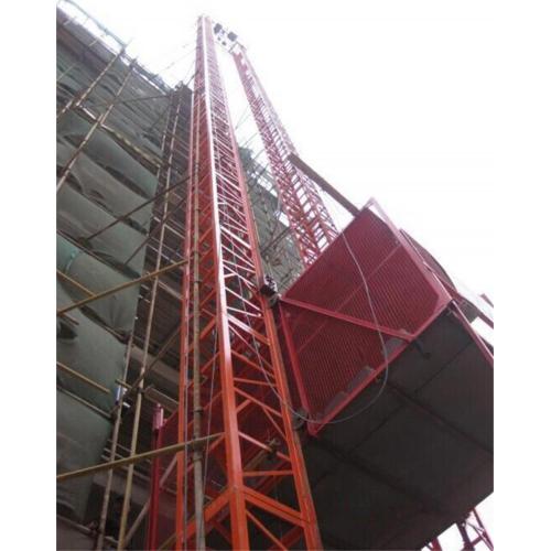 Single Cage Building Materials Construction Elevator