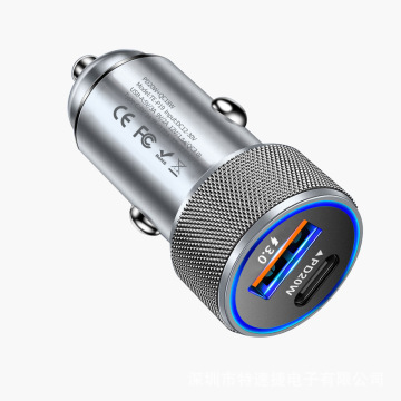 QC3.0 Dual-Port 38W Fast Charging Car Charger for Huawei (Type-C & PD)