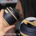 Fabrik für Verkauf 350 ml Eco-friendly Nahrungsmittelgrad zusammenklappbare Kaffeetasse Silikon