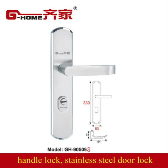 304 stainless steel surface mounted door lock