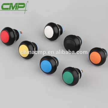 CMP 12mm 2pin waterproof plastic button switches
