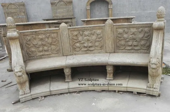 Antique Patio Bench Carving(SBC-C119)