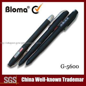 Jumbo Black Gel Ink Pen with Clip