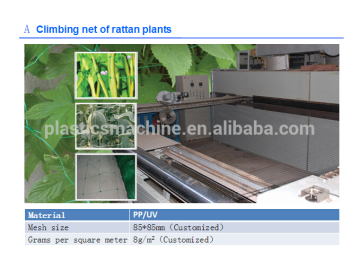 HOT! Plastic plant climbing net