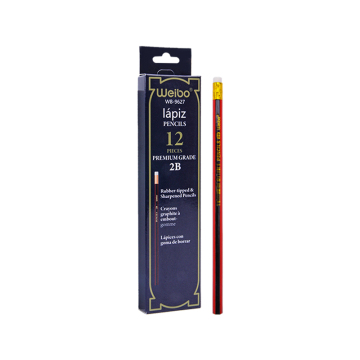 Wholesale WEIBO 2B/2H/HB Charcoal Pencils with Eraser for Students and Artists