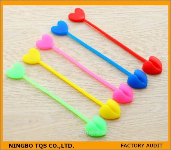 Colorful Heart Style Silicone Sealing Plastic Bags Home