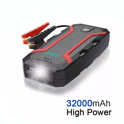 High Power 32000mAh Jump Starter Power Bank - Portable Car Jump Starter 12V