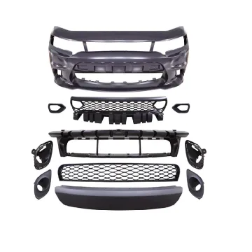 Car Body Kit Hellcat Style Front Bumper with Lamp Hole for 2019+ Dodge Charger