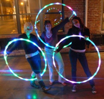 LED Moq Hula Hoop Fitness LED