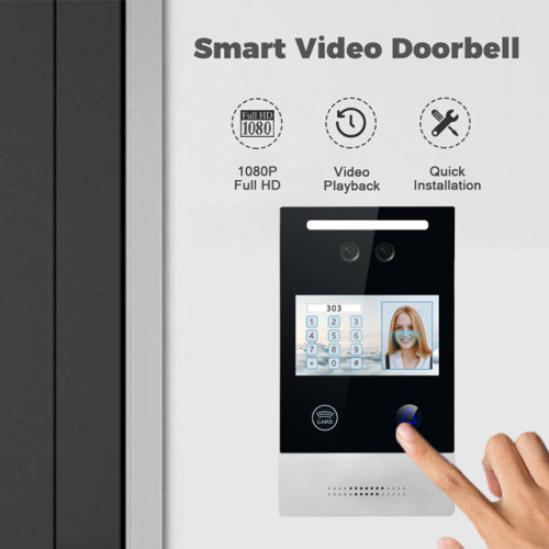 6 Apartments Video Door Phone with 7-inch screen