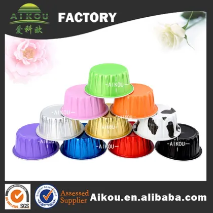 Disposable ice cream and cupcake baking cups