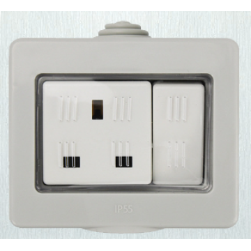 13a 1 Gang Waterproof Switched Socket