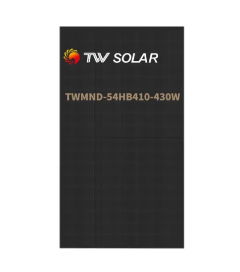 Black TWMND-54HB410-430W Full Black Monofacial N-Type TOPCon Half Cell Solar Panel Module