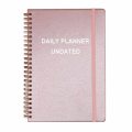 Gepersonaliseerde aangepaste A5 ongedateerd leer Daily Day Planner