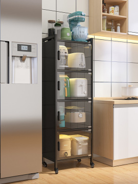 Affordable Modern Stainless Steel Glass Cabinet Showcase