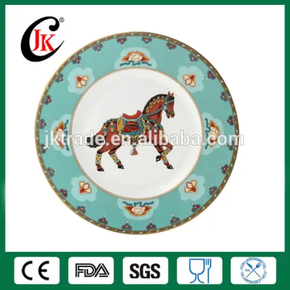 New Design Royal Arab Ceramic Plate, Porcelain Dinner Plate Wholesale