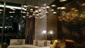 Hotel Villa decoration Contemporary glass hanging light