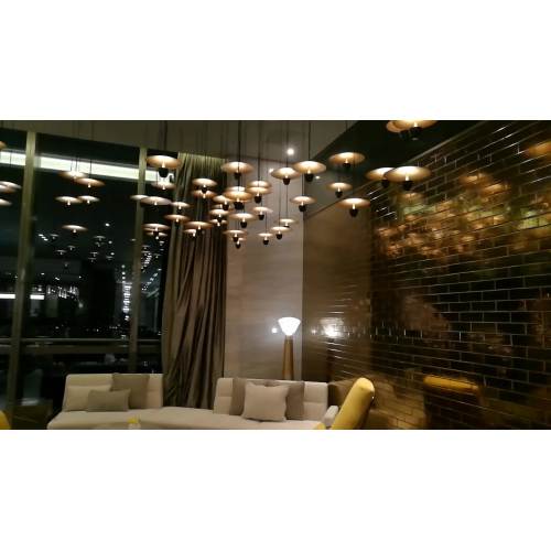 Hotel project modern customized luxury pendant chandelier