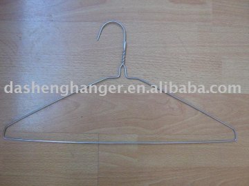 silver suit hanger