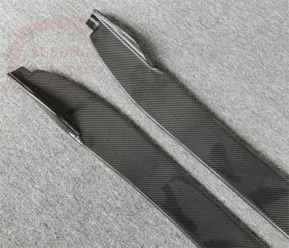 High-Quality Carbon Fiber Side Skirt Extension Body Kit for 2013-2019 Jaguar F-TYPE