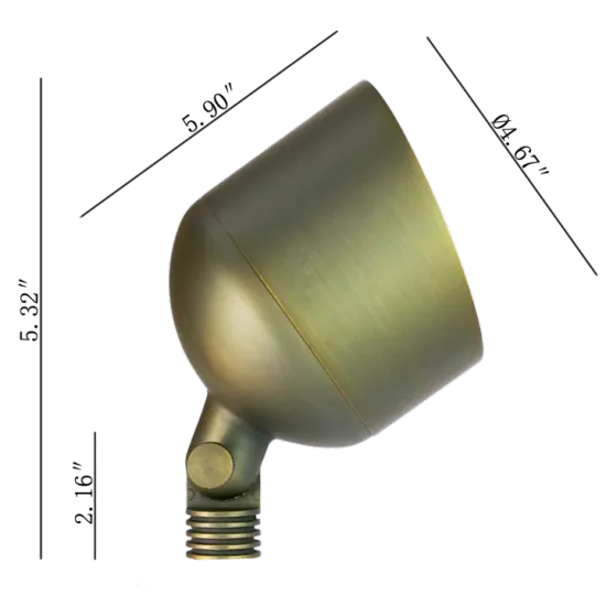 Brass Flood Light Wall Washer Floodlight Factory