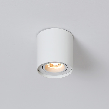 8W COB Anti Glare Ceiling Round Gimble Tiltable Cylinder Surface Mounted LED Light