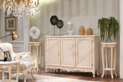 Classic wall white wooden console table furniture