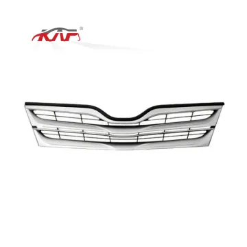 TO1200359C: Front Grille Painted Silver Shell with Black Insert for Toyota Venza 2013