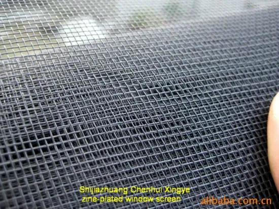 Window Screen zine-plate Fiberglass, Invisible, Stainless steel and PVC coated