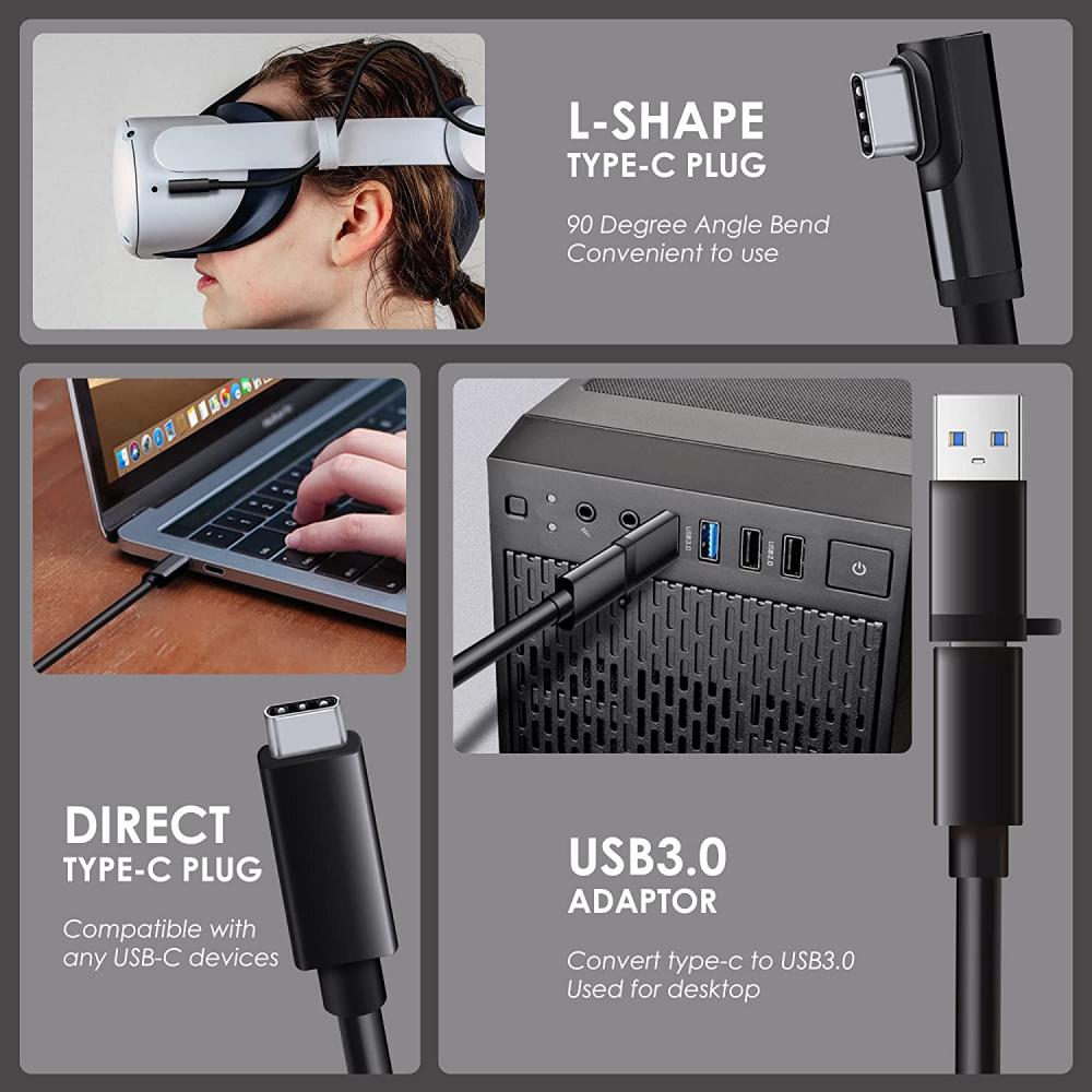 Oculus Quest 2 Link Usb C 케이블 20 피트, Bossgoo.com의 고품질 Oculus Quest 2 ...