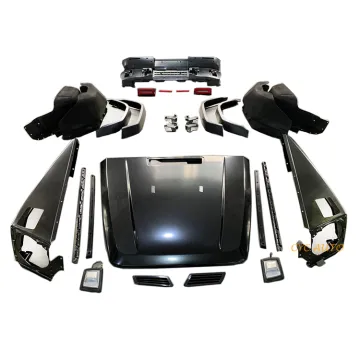 Upgrade W463 to W464 G63 Body Kit - Front Rear Bumper with Grille for Mercedes-Benz G-Class