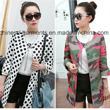 Wholesale Fashion Outwear Windbreak Coat Women Trenchcoat