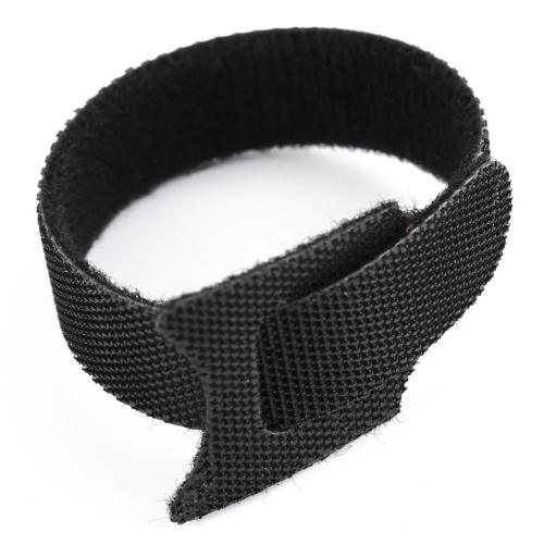 100 PCS à cravate de câble en nylon noir réutilisable