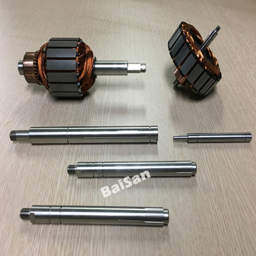 Shaft Motor Stainless Steel yang disesuaikan untuk AC