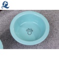 Colorful Ceramic Cat Dog Pet Food Water Feeder