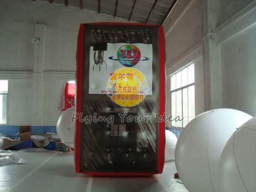 3.5*2*2m Inflatable Cube Balloon With Six Sides Digital Printing For Celebration Day