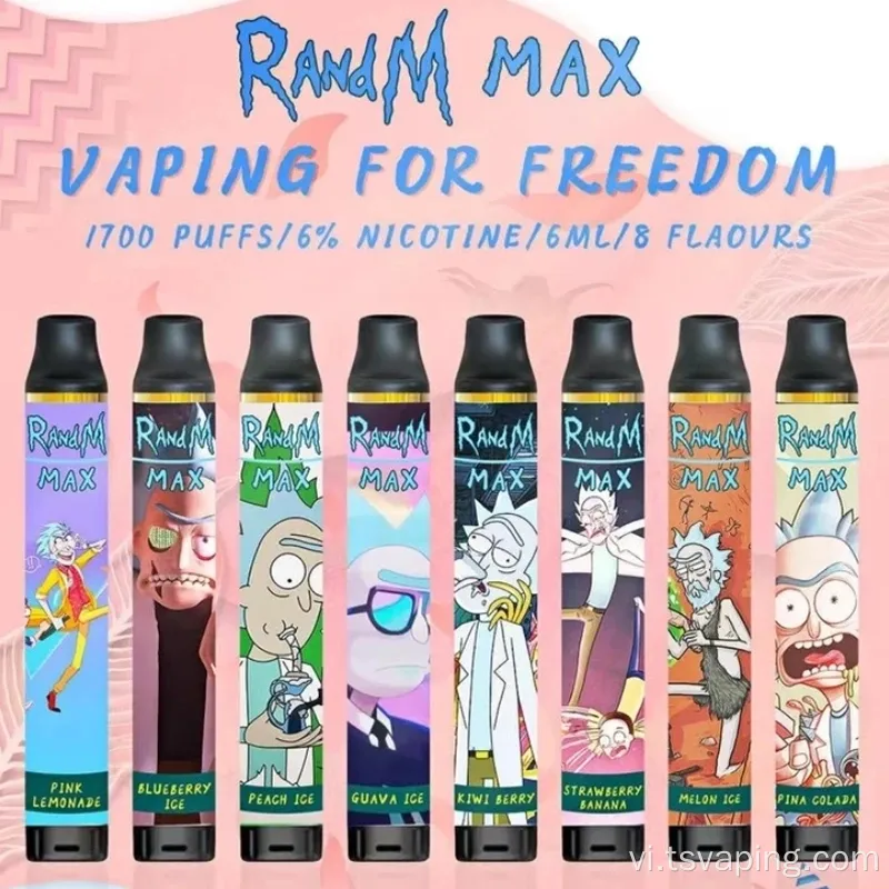 Bán nóng tất cả trong một vape 1700 puffs