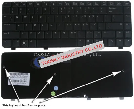 Laptop Keyboard Hp For Pavilion Dv4 Series Dv4-1365dx, Dv4-1400,dv4-1433 Pk1303vbb00