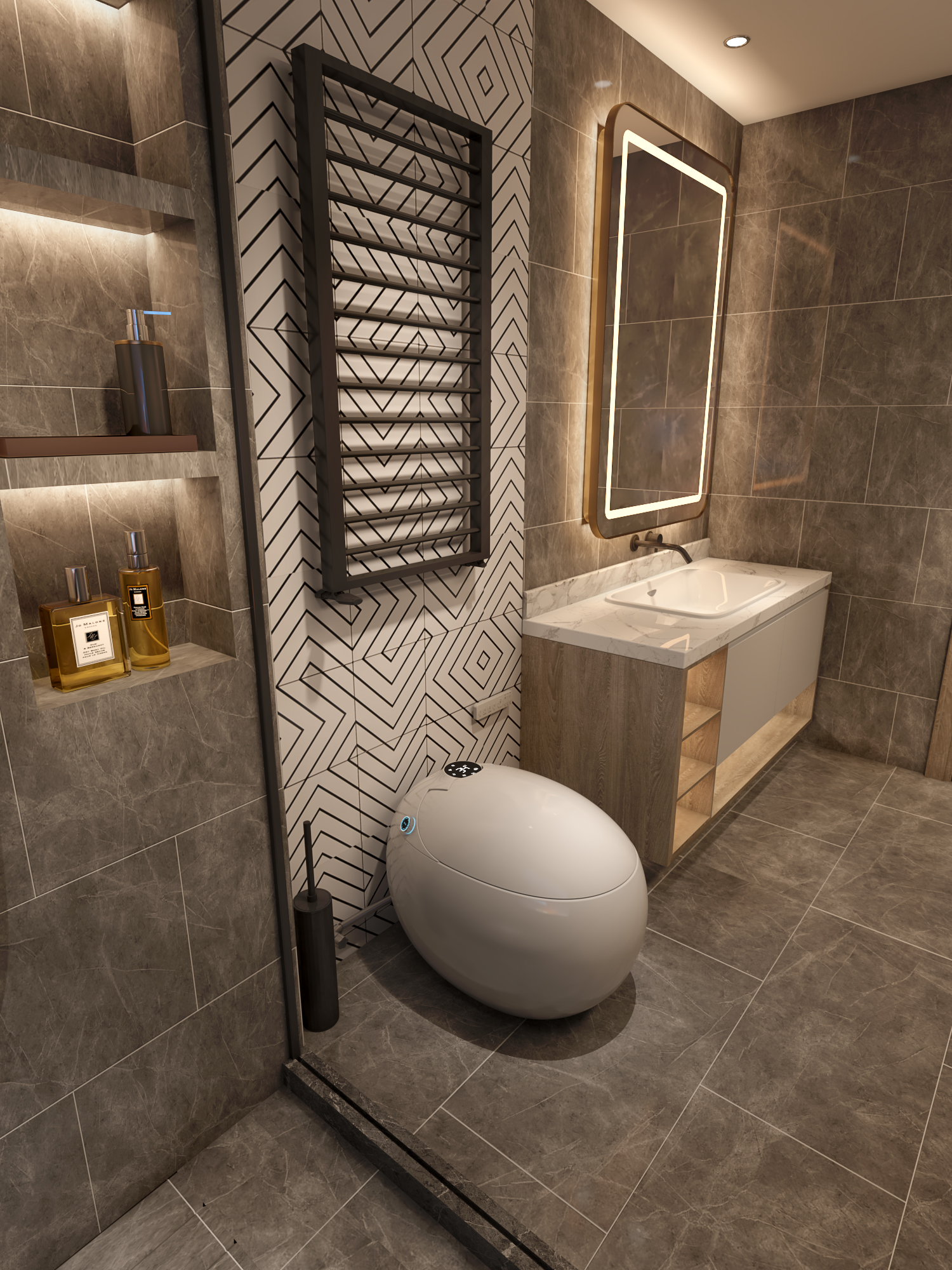 ห้องน้ำสมาร์ทไข่ egg smart toilet