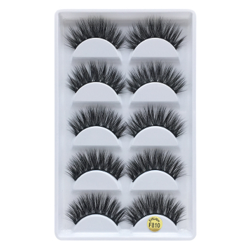 Wholesale 3D mink strip eyelashes fake eyelashes set