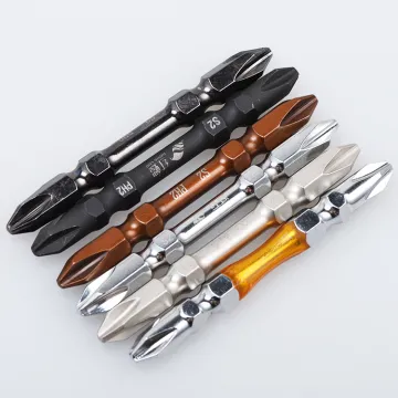 S2 Magnetic Phillips Screwdriver Bits PH2 Fastener Tools for Phillips Drive Screws