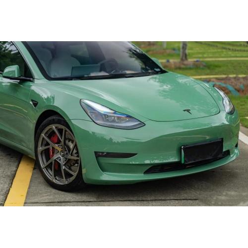 PET Glossy Onium Green Car Vinyl Film