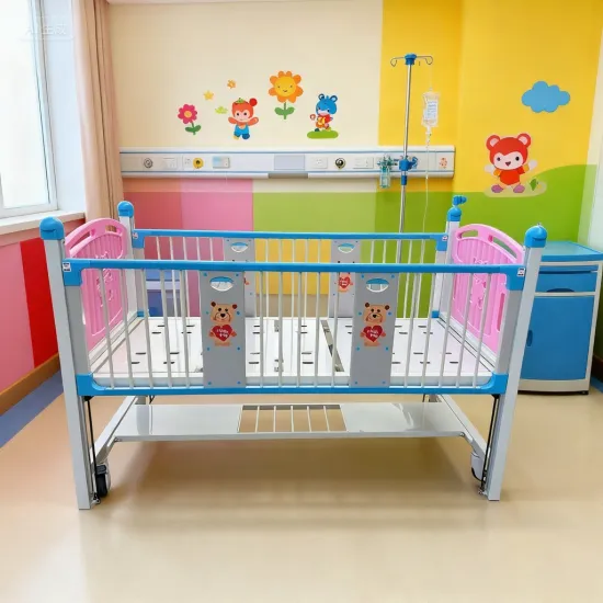 Manual Double Rocking Hospital Bed for Children