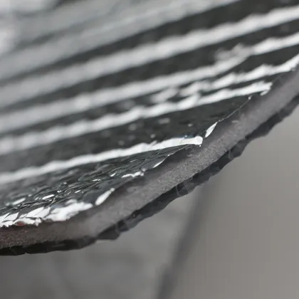 Fireproof Thermal Insulation Roll Foil with Adhesive Glue and Air Bubble Layer