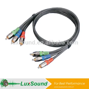 High quality AV cable,RCA male to RCA male A/V cable,RBG cable