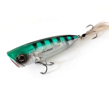 MISTER LURE Popper 69mm 12g Topwater Flash Blade Hard Plastic Bait Saltwater Fishing Lure