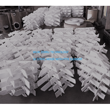 SV static mixer with PTFE mixed core