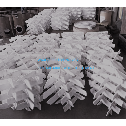SV static mixer with PTFE mixed core